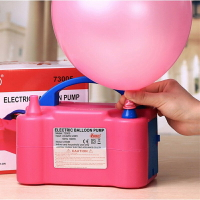 便攜式雙噴嘴 電動氣球打氣機 婚禮佈置 汽球佈置 電動充氣 打氣筒 雙孔 波波球 生日派對 園遊會