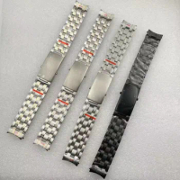 20mm Watch Band NH35 Stainless Steel Watchband Bracelet for Seiko Seamaster 300 Mechanical Automatic Movement Watch Accessories