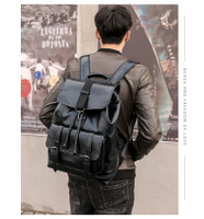 FINDSENSE品牌 韓國 新款  FIN韓國出品 包款 時尚 男士休閒 背包 雙肩 學生 運動 電腦 潮流