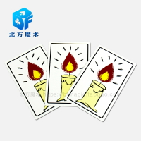 北方魔術吹不滅的蠟燭初學者近景紙牌魔術道具特殊撲克牌