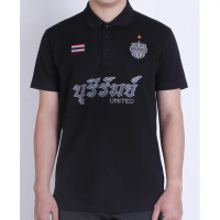 เสื้อโปโลบุรีรัมย์ 2019 สีดำ ของแท้จากสโมสร BURIRAM UNITED  ยึด f1  ferrari  merch