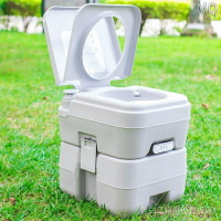 全新 新款戶外露營車用馬桶便攜式移動馬桶室內孕婦老人坐便器活塞泵水