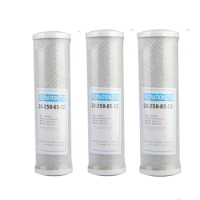 Water Filter Activated Carbon Cartridge Filter 10 Inch Cartridge Replacement Purifier CTO Block Carbon Filter Waterpurifie