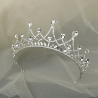 新娘頭飾仙美皇冠女十八歲成人禮生日婚禮王冠婚紗禮服配飾