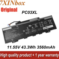 7XINbox PC03XL 11.55V 3560mAh Original Laptop Battery For HP Pavilion X360 14 15 ConvERtible PC Series HSTNN-OB1W TPN-DB0E