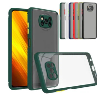 Shockproof Phone Cover For Poco X3 Pro M3 M4 Pro F3 X3 NFC Camera Protection Matte Case on Xiaomi Poco X3 Pro M3 M4 Pro Cases