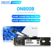 OSCOO Hard Disk SSD 1TB 128GB 256GB 512GB for Macbook 2012Air A1465 A1466 2012Pro A1398 A1425 Apple Macbook SSD 3D TLC SATA3