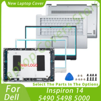 Laptop Case For Dell Inspiron 14 5000 5490 5498 LCD Back Cover Bezel Palmrest Bottom Hinges