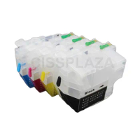 CISSPLAZA 1x LC3019 LC3019XL LC3017 Refillable Ink Cartridge for Brother MFC-J5330DW MFC-J6530DW J6730DW MFC-J6930DW