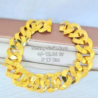 Gelang Sisik Naga Lebar Kuning 700 kadar 16k 12,86gr-17cm