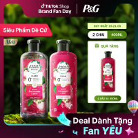 [Mua 2 Tặng 1] Combo Gội Xả + Tặng 1 Dầu Xả Herbal Essences 400ml – Sạch Bồng Bềnh, Hương Dâu Trắng 