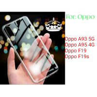 Case For Oppo A93 A95 5G F19 F19s s Clear Case Casing Bening Cover Silicon Soft