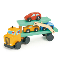 【mentari】雙層運輸拖車(木製玩具/玩具車/交通工具)