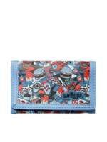WALLET FLAP ZIP ILLUSION GREY