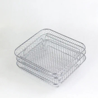 1 PCS Stainless Steel Airfryer Tool Baking Tray Roasting Cooking Rack Three-Tier