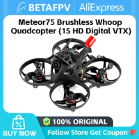 BETAFPV Meteor75 Brushless Whoop Quadcopter (1S HD Digital VTX) Walksnail/ HDZero FPV Racing RC Drone ELRS 2.4G