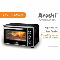 Oven Listrik Arashi M26B / Arashi Oven Listrik Low Wat bisa Gojek Grab