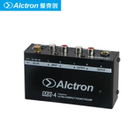 Alctron MX-4 Ultra-Compact Phono Preamp Professional Line Pre amplifier