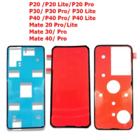 100Pcs Original New Back Battery Cover Door Sticker Adhesive Glue Tape For Huawei Mate 20 Lite 20 30 40 P20 Pro P30 Lite P40 Pro