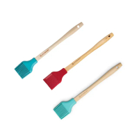 【Le Creuset】耐熱矽膠B油刷(薄荷綠/加勒比海藍/櫻桃紅 3色選1)