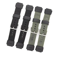 Nylon Watch Band Bracelet for Casio AE1200 SGW400H Strap SGW300 AQW110 AQ-S810 W735H W-S200H AE1000W AEQ-110W Replacement Belt