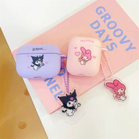 MINISO Cute Kuromi Melody Earphone Cover For Apple AirPods 1 2 3 Generation Airpods Pro/Pro2 Wireless Bluetooth Headphone Case