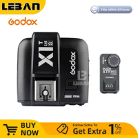 Godox X1T-S TTL HSS 2.4G Flash Trigger + XTR-16S Receiver Set for Sony Camera