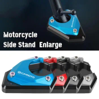 For CFMOTO CF MOTO 650NK 650 NK 650nk 2020 2021 2022 2023 Motorcycle Side Stand Enlarger Sled Sidestand Foot Pads Support