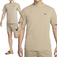 Nike AS M NK DF UV HYVERSE SS 男款 卡其色 素色 短袖上衣 DV9840-247