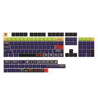 EVA 13 GMK 135 Keys Anime Mechanical Keyboard PBT Keycaps XDA Profile DyeSubbed Colorful Gaming Custom Key Caps