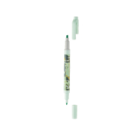 Pentel飛龍 雙頭螢光筆(SLW11PFL)-粉彩綠