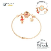 UBS Gold Gelang Emas Disney Winnie The Pooh Sweetie - Vgy0222 - 17k 5.4 x 4.5 cm-Rose Gold