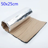 1Roll 25x50cm 5mm Car Damping Sound Proofing Deadening Car Truck Anti-noise Sound Insulation Cotton Heat Closed Cell Foam
