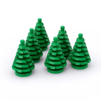 Compatible With Lego DIY Garden Plant Parts Small Pine Tree Christmas Tree Assembled Small Particle Building Block Toys 2345