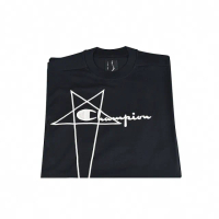 【RICK OWENS】x CHAMPION聯名款短T(黑)