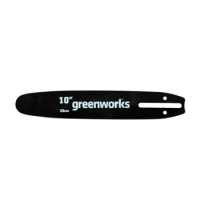 Free Shipping Greenworks 10 Inch Guide Bar For 20362 2000102 And 29052 Genuine Greenworks Replacement Part Chainsaw Accessories