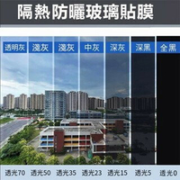 灰色玻璃貼 客制化窗貼 隔熱貼 隔熱紙 隔熱防曬防紫外線膜 玻璃貼 黑不透光 鏡面膜窗戶遮陽防曬膜