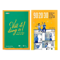 Combo 2 Cuốn Sách : Viết Đi Đừng Sợ + 90 20 30 - 90 Bài Học Vỡ Lòng Về Ý Tưởng Và Câu Chữ