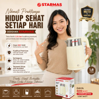STARMAS Electric Kettle Teko Listrik 1,8 Liter 600 Watt Pemanas Air Stainless Steel Low watt