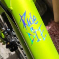 MTB Bike Frame Sticker Ride or Die Top Tube Sticker Bicycle Decals Decorative Frame Stickers Bike Stickers Bike Decal