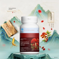 Kapsul Serbuk Spora Rhodiola rosea dan Ganoderma lucidum, meningkatkan imuniti rhodiola rosea supp
