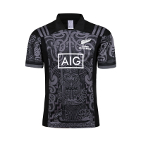 17新西蘭毛利人特別版橄欖球衣服 ALL black Maori Rugby jerseys