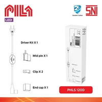 PILA Driver Lampu LED Strip PHLS 120D S-Row Acc Kit 220-240V