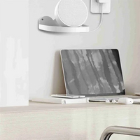 Smart Speaker Hanger for Echo Pop / Google Home Mini / Google Nest Mini Wall Mount Holder Speaker Bracket White