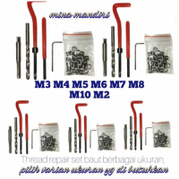 recoil set M3 M4 M5 M6 M7 M8 M10 set tap bor handle dll.perbaikan drat - M5Γ0.8