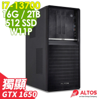 Acer P130F9 商用工作站 i7-13700/16G/512SSD+2TB/GTX1650/500W/W11P