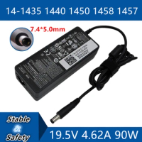 19.5V 4.62A 7.4*5.0mm Universal Laptop Adapter Charger For DELL Studio14 1435 1440 1450 1458 1457 DC Jack Power adapter
