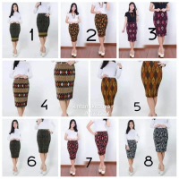 Km 125 Rok Batik Wanita/Rok Plisket Pendek/Bawahan Kebaya/Rok Kebaya