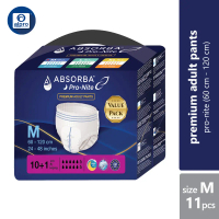 COD Absorba Pro-Nite Adult Premium Diaper Pants Night Use | Size: M (11pcs), L (10pcs), XL (9pcs)