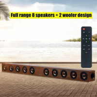 40W Home Theater Bluetooth Speaker Echo Wall Sound Blaster Built-In DSP Chip TV Computer Soundbar Stereo Subwoofer Music Center